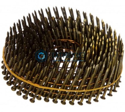 Гвозди с кольцевой накаткой на кассетах  2,5 х 65  (300 шт/кас, 7200 шт/кор)  BKRI  (ершеные) -  магазин крепежа «ТАТМЕТИЗ»