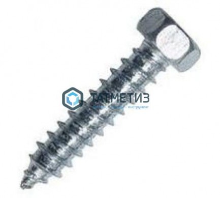 Саморез DIN 7976 шестигр. головка, острый 5,5х32 | «ТАТМЕТИЗ» Саморез DIN 7976 шестигр. головка, острый 5,5х32 - магазин крепежа «ТАТМЕТИЗ»