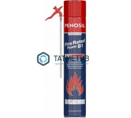 Пена монтажная проф огнестойкая PENOSIL Fire Rated PREMIUM GUNFOAM B1, 750 мл -  магазин крепежа «ТАТМЕТИЗ»