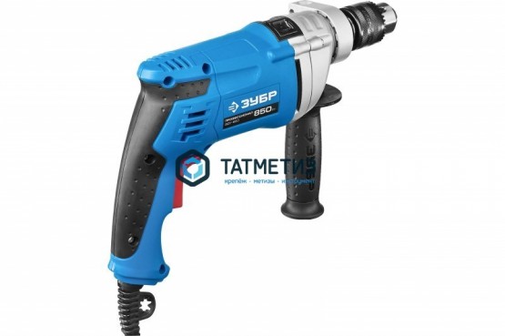 Дрель удар, ЗУБР Профессионал, мет. корпус редуктора, патрон 13 мм, 0-2800 об мин, 850 Вт | «ТАТМЕТИЗ» Дрель удар, ЗУБР Профессионал, мет. корпус редуктора, патрон 13 мм, 0-2800 об мин, 850 Вт - магазин крепежа «ТАТМЕТИЗ»