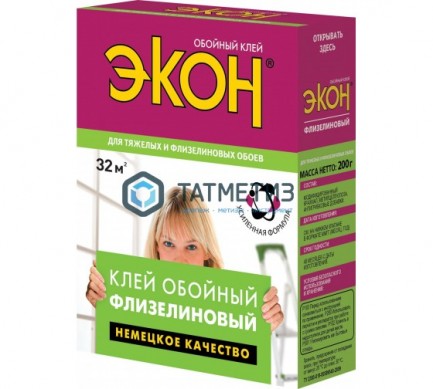 Клей для обоев ЭКОН Флизелин 200г./24 -  магазин крепежа «ТАТМЕТИЗ»