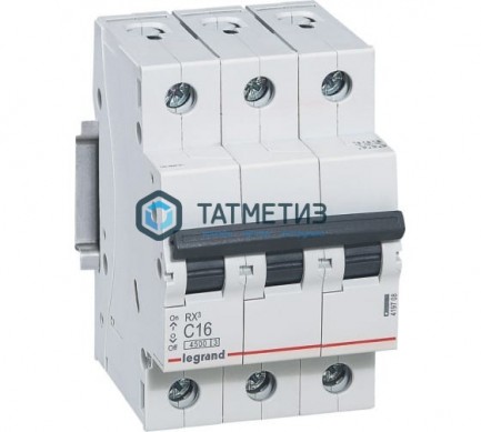 Выключатель автоматический модульный 3п C 40А 4.5кА RX3 Legrand -  магазин крепежа «ТАТМЕТИЗ»