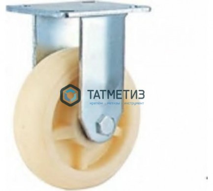 Колеса большегрузные НЕЙЛОН неповоротное с площадкой d 100 мм -  магазин крепежа «ТАТМЕТИЗ»