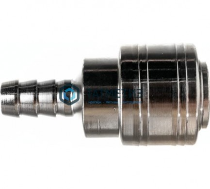 Муфта универсальная быстросъемная ("мама"), со штуцером "елка" под шланг 10 мм, 1 шт.// Stels | «ТАТМЕТИЗ» Муфта универсальная быстросъемная ("мама"), со штуцером "елка" под шланг 10 мм, 1 шт.// Stels - магазин крепежа «ТАТМЕТИЗ»