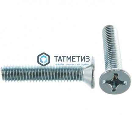 Винт потай DIN 965 оц 4х40  (5000 шт/уп) R -  магазин крепежа «ТАТМЕТИЗ»