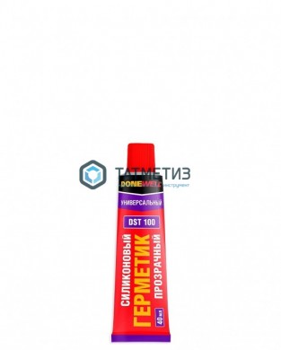 Герметик силиконовый DONEWELL универсальный ПРОЗРАЧНЫЙ 40 мл DST-100/24 -  магазин крепежа «ТАТМЕТИЗ»