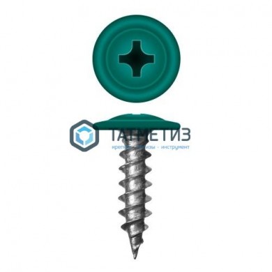 Саморез п/ш сверло 4,2x19 RAL 6026 | «ТАТМЕТИЗ» Саморез п/ш сверло 4,2x19 RAL 6026 - магазин крепежа «ТАТМЕТИЗ»