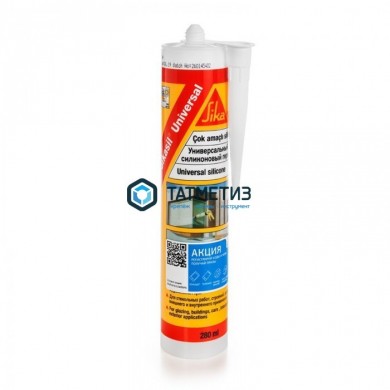 Герметик силиконовый Sikasil Universal белый 280 мл 12 -  магазин крепежа «ТАТМЕТИЗ»