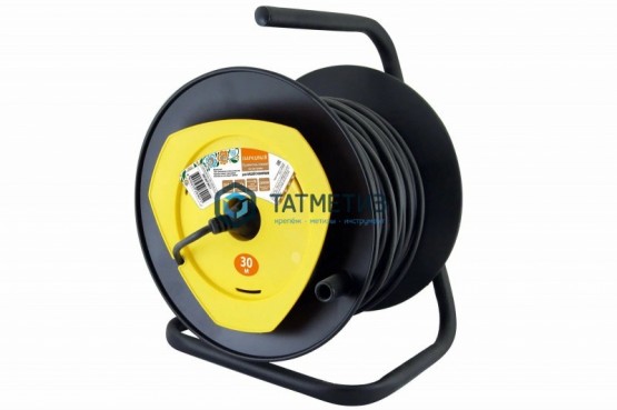 Удлинитель на кат. 1х30м ПВС 2, 2кВт | «ТАТМЕТИЗ» Удлинитель на кат. 1х30м ПВС 2, 2кВт - магазин крепежа «ТАТМЕТИЗ»